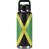 Jamaica Flag Distressed YETI Rambler 36oz Bottle Skin